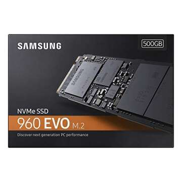 Samsung 960 EVO 500GB NVMe SSD with Amazing Speed