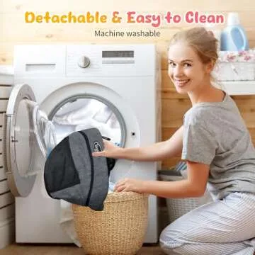 Hook on High Chair: High Chair for Babies and Toddlers 6-36 Months, Portable and Foldable High Chair for Home and Travel, Baby Feeding Chair, Setup in Seconds - Includes Carry Bag (Black)