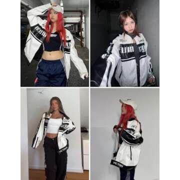 Aelfric Eden Motorcycle Faux Leather Jacket - Stylish & Comfy Oversized