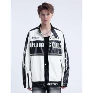 Aelfric Eden Faux Leather Motorcycle Jacket for Style