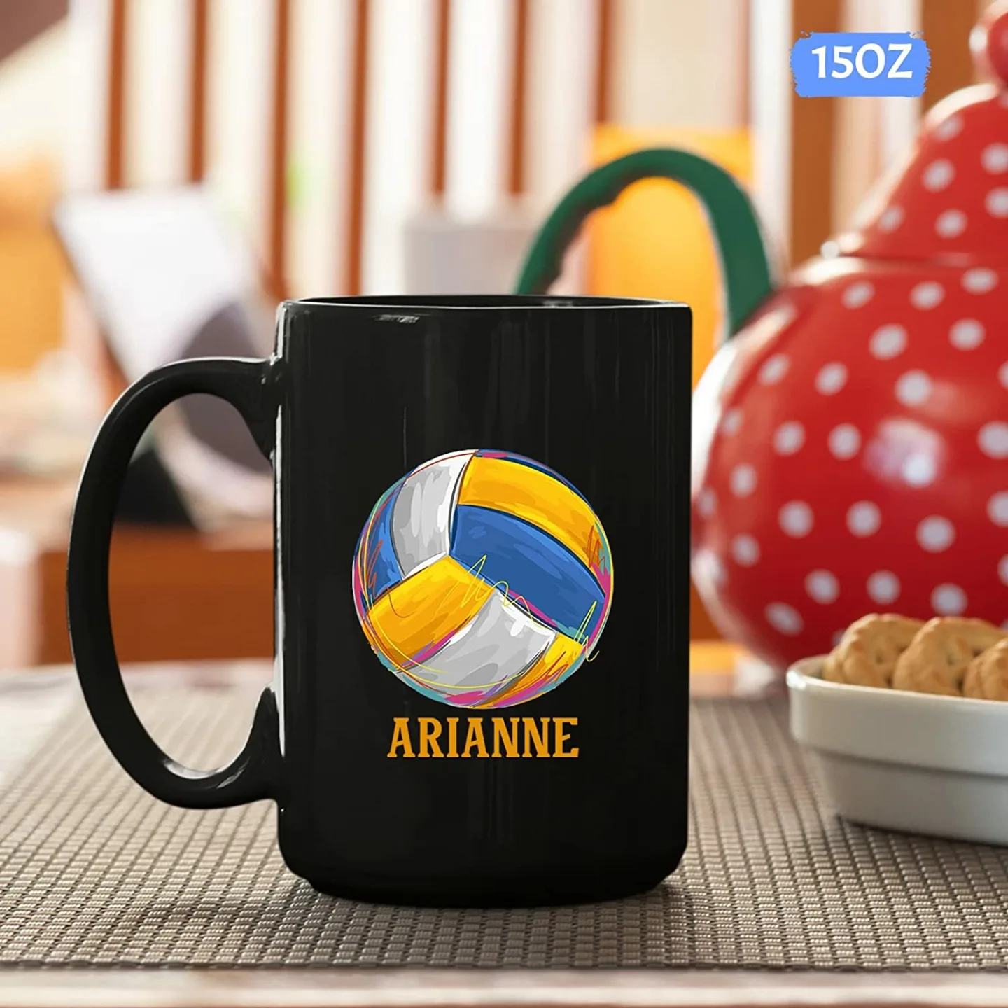 Personalized Volleyball Mug for Enthusiasts