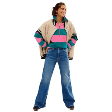 Yousify Women's Half Zip Tunic Sweater - Cozy & Stylish