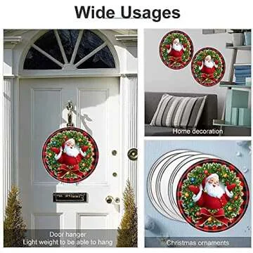 Welcome Wreath Tin Sign for Farmhouse Front Porch Decor Touchdown Season Sign Fall Sign Football and Heart Sign - Gift for Christmas Housewarming Holiday Home Decoration 12IN