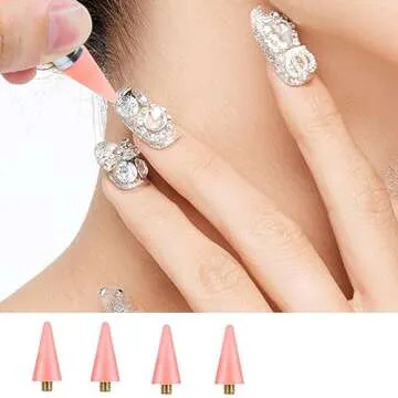 Kaychan1 Rhinestone Applicator Tool with Extra Wax Tips