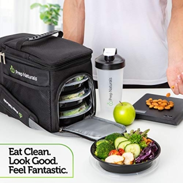 PrepNaturals Reusable Meal Prep Containers - 10 Pack