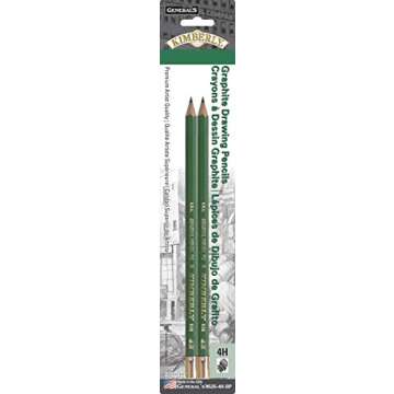 General's Kimberly Graphite No.4H, Multicolor