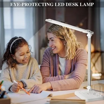 iVict Dual Swing Arm LED Desk Lamp for Home and Office