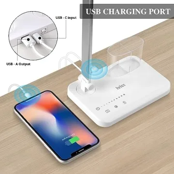 iVict Dual Swing Arm LED Desk Lamp for Home and Office