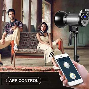 GVM 100W Bi-Color LED Video Light with App Control