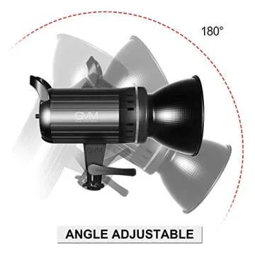 GVM 100W Bi-Color LED Video Light with App Control