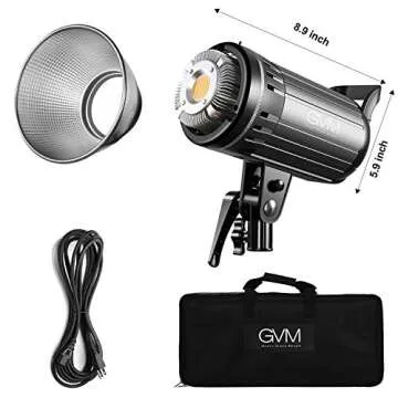 GVM 100W Bi-Color LED Video Light with App Control