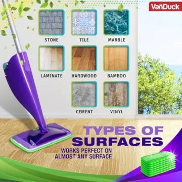 VanDuck Reusable Mop Pads for Efficient Cleaning