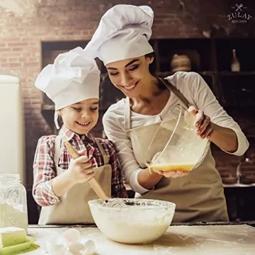 Zulay Kitchen 13-Inch Danish Dough Whisk - Wooden Danish Whisk for Dough with Stainless Steel Dough Hook - Traditional Dutch Whisk - Bread Whisk for Sourdough, Pizza, Pastry, Cake Batter