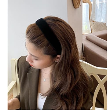 Stylish Lvyeer Velvet Wide Headbands for Women