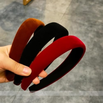 Stylish Lvyeer Velvet Wide Headbands for Women