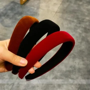 Stylish Lvyeer Velvet Wide Headbands for Women