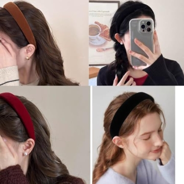 Stylish Lvyeer Velvet Wide Headbands for Women