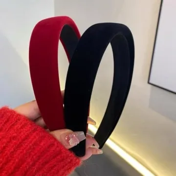 Stylish Lvyeer Velvet Wide Headbands for Women