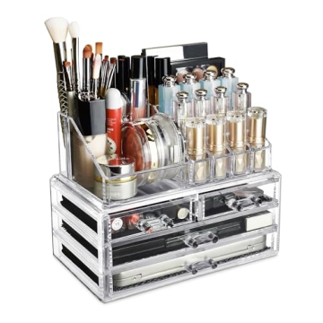 Ikee Design Acrylic Makeup Organizer for Beauty Essentials