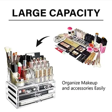 Ikee Design Acrylic Makeup Organizer for Beauty Essentials