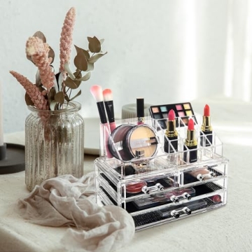 Ikee Design Acrylic Makeup Organizer for Beauty Essentials