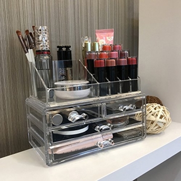 Ikee Design Acrylic Makeup Organizer for Beauty Essentials