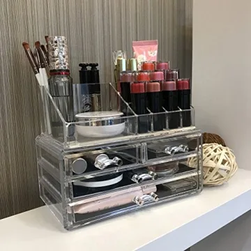 Ikee Design Acrylic Makeup Organizer for Beauty Essentials