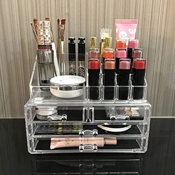 Ikee Design Acrylic Makeup Organizer for Beauty Essentials