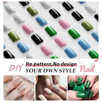 Orange Press on Nails Short Square, Short Fake Nails Glue on Short Square Nails Press ons, Soft Gel Glue on Nails Short Stick on Nails for Women Thick Reusable Solid Color Acrylic Nails 24pcs