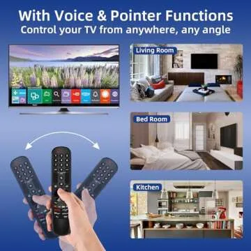 for LG TV Remote Replacement, for All 2019-2024 LG Remote Control for Smart TVs, for Magic Remote MR23/22/21/24GA with Voice and Pointer Function. 1-Year Warranty.