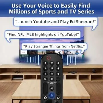 for LG TV Remote Replacement, for All 2019-2024 LG Remote Control for Smart TVs, for Magic Remote MR23/22/21/24GA with Voice and Pointer Function. 1-Year Warranty.