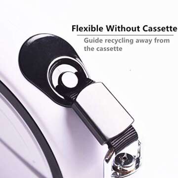 MYYSM Retractable Dog Leash 26 Feet16 Feet Strong Anti-Bite and Anti-Entanglement Dog Leash, Suitable for Medium and Large Dogs Weighing No More Than 110 Pounds, One-Key Lock and Release, blue