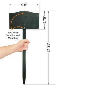 SmartSign “Private Property - This Property Has Video Surveillance” GardenBoss Statement Plaque | 5.75" x 9.5" Aluminum Plaque with 18" Black Lawn Stake, Made in USA
