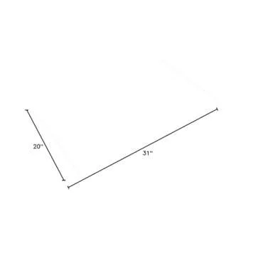 Comfortable 100% Cotton Bath Rug Mat - Bright White