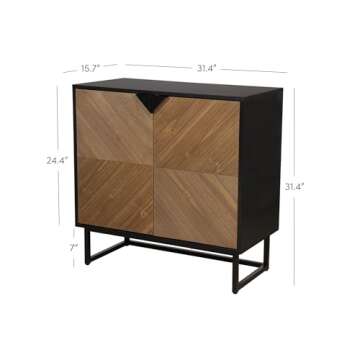 Nathan James Enloe Modern Sideboard Buffet Storage Accent Cabinet