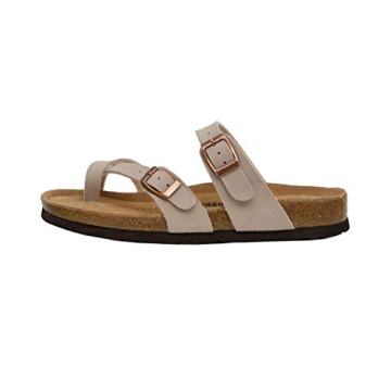 CUSHIONAIRE Luna Cork Footbed Sandals - Effortless Comfort