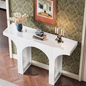 Tribesigns 47 Inches Console Table - Modern Hallway Table
