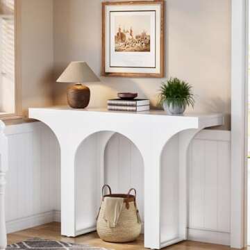 Tribesigns 47 Inches Console Table - Modern Hallway Table