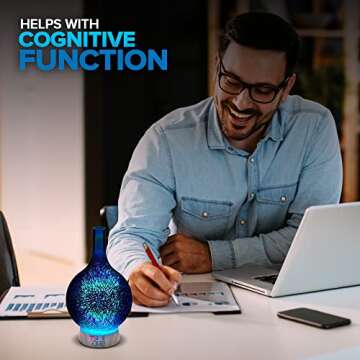 Essential Oil Diffuser with Colorful LED and Timer