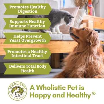 Wholistic Acidophilus Probiotic for Dogs - Digestive Health Boost