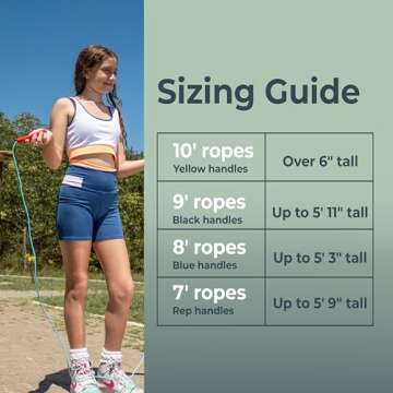 Buy Jump Ropes Short Handle Licorice Jump Rope, White, 8-Feet