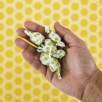 USDA Organic Sweet Ginger Pear Tummydrops, Gluten Free & Vegan. 33 Individually Wrapped Organic Ginger Lozenges in a Resealable Bag.