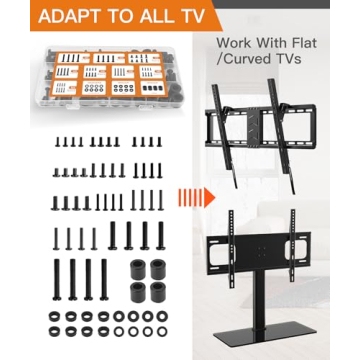 TV Mounting Hardware Screw Kit - M4 M5 M6 M8 Set for TVs