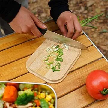 VALINK Outdoor Bento Box with Bamboo Lid for Camping