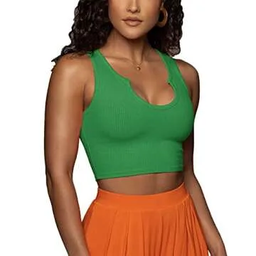 Antopmen Women Sleeveless Crop Top for Stylish Comfort