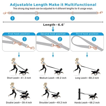 Soft Leather Dog Collar and Leash Set for Stylish Training