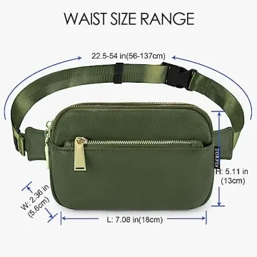 Stylish ZORFIN Fanny Pack for Travel and Daily Use