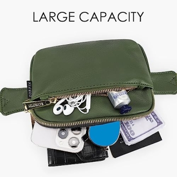 Stylish ZORFIN Fanny Pack for Travel and Daily Use