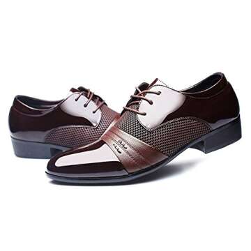 Seakee Men's Comfy Slip On Loafers Stylish Business Shoes