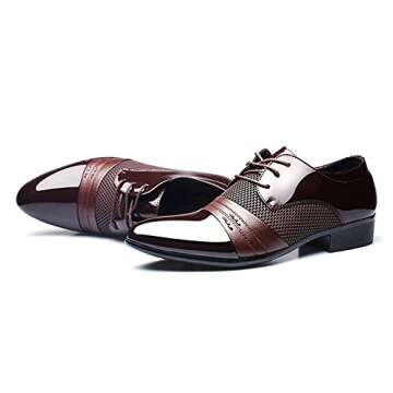 Seakee Men's Comfy Slip On Loafers Stylish Business Shoes